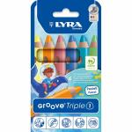 LYRA Aquarellstifte Groove Triple 1 Pastell 6 Stück...