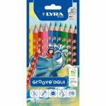 LYRA Aquarellstifte Groove aqui 10 Stück Kartonetui