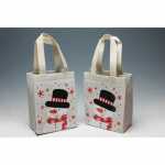 Tragetasche Non-Wooven beige 18x20x8cm