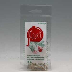 Schnell-Aufhänger gold 50 Stück