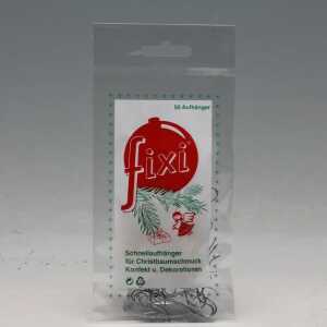 Schnell-Aufhänger silber 50 Stück