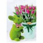 Kurt Eulzer Grußkarte Frohe Ostern Tulpen und...