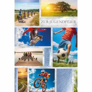 Kurt Eulzer Glückwunschkarte Zur Jugendfeier Sommer Jungs