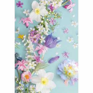 Kurt Eulzer Motivkarte liegende Blumen