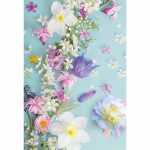 Kurt Eulzer Motivkarte liegende Blumen