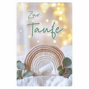 Kurt Eulzer Glückwunschkarte Zur Taufe 4016723400306