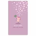 Glückwunschkarte Alles Liebe und viel Glück...