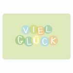 Kurt Eulzer Glückwunschkarte VIEL GLÜCK