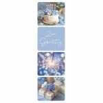 Kurt Eulzer Glückwunschkarte Zum Geburtstag blau