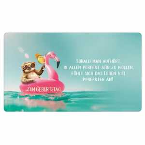 Kurt Eulzer Glückwunschkarte Zum Geburtstag Faultier im Sommer