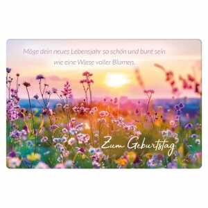 Kurt Eulzer Glückwunschkarte Zum Geburtstag Blumen Wiese