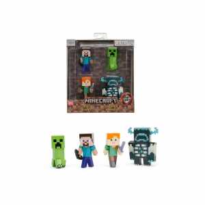 Sammelfiguren Set MINECRAFT 6cm 4 Stück