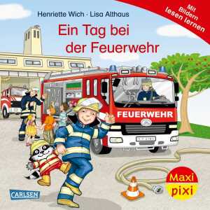 CARLSEN Kinderbuch Maxi Pixi 471 Ein Tag bei der Feuerwehr