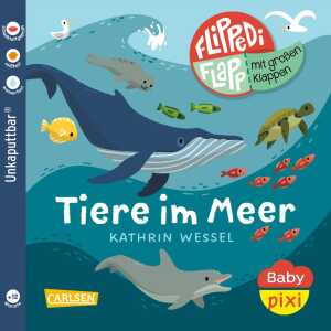 Kinderbuch Baby Pixi Unkaputtbar 142 Flippediflapp Tiere im Meer