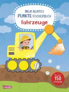 CARLSEN Mein buntes Punkte-Stickerbuch Fahrzeuge