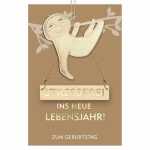 Glückwunschkarte Geburtstag Faultier Stressfrei...