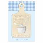 Glückwunschkarte Geburtstag Schneidebrett Suppentopf...