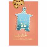 Glückwunschkarte Geburtstag Cookies Goodies Holzteil...