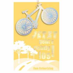Glückwunschkarte Geburtstag Fahrrad Goodies Holzteil an Juteband