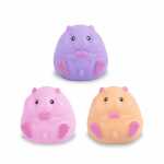 Knautschfigur Squeezy Hamster rosa/lila/beige 3fach sortiert