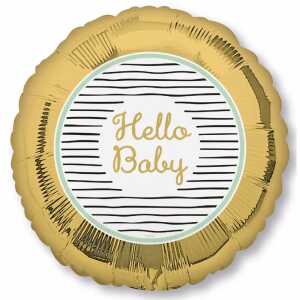 amscan Folienballon Hello Baby Ø43cm