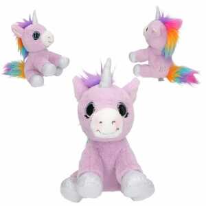 DEPESCHE Ylvi Plüsch Einhorn lila 21cm