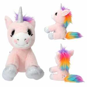 DEPESCHE Ylvi Plüsch Einhorn rosa 21cm