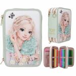 TOPModel Federtasche 3fach SUMMER FEELING mit Stickerei...