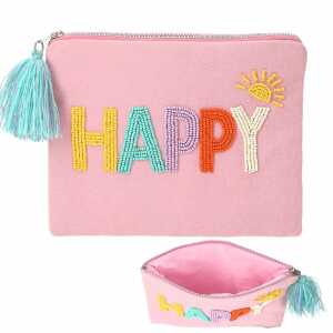 DEPESCHE TOPModel Kosmetiktasche JUISY mit Perlenstickerei