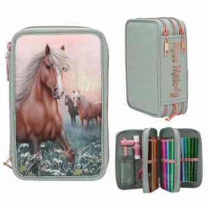 DEPESCHE Miss Melody Federtasche 3fach ROMANTIC FIELDS
