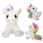 DEPESCHE Ylvi Plüsch Einhorn weiß 21cm