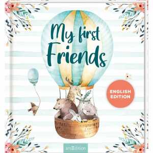 Freundebuch My First Friends Watercolour Animals English Edition