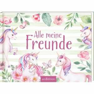 arsEdition Freundebuch Alle meine Freunde Einhorn