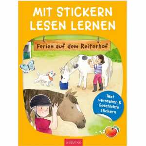 Kinderbuch Mit Stickern Lesen lernen Ferien auf dem Reiterhof