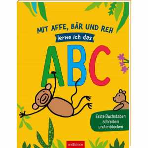 Mitmachbuch Mit Affe, Bär und Reh lerne ich das ABC Erste Buchstaben