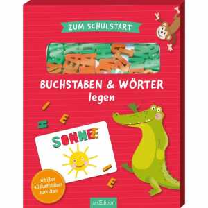 arsEdition Lernbuch Zum Schulstart Buchstaben & Wörter legen