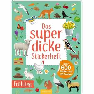 arsEdition Das superdicke Stickerheft Frühling