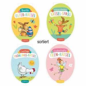 arsEdition Bunte Rätsel für den Frühling 4fach sortiert