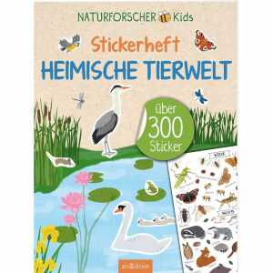 arsEdition Stickerheft Naturforscher-Kids Heimische Tierwelt