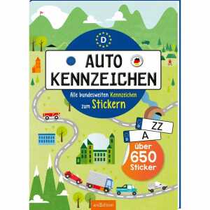 Stickerbuch Autokennzeichen Alle bundesweiten Kennzeichen zum Stickern