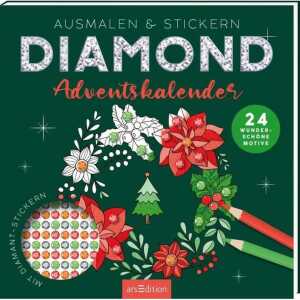 arsEdition Adventsmalbuch Diamond Adventskalender