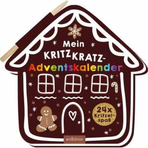 arsEdition Kratzbuch Mein Kritzkratz Adventskalender