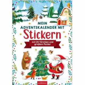 arsEdition Mein Adventskalender mit Stickern