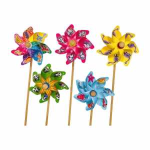 Windmühle Tiermotive 58cm 5fach sortiert