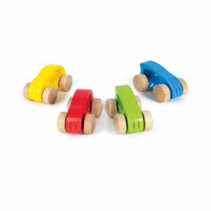 Hape Kleines Auto aus Holz 4fach sortiert