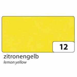 folia Transparentpapier Rolle gelb 70x100cm