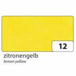 folia Transparentpapier Rolle gelb 70x100cm