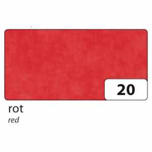 folia Transparentpapier Rolle rot 70x100cm