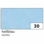 folia Transparentpapier Rolle hellblau 70x100cm