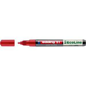 Edding Lackmarker wasserbasis 51 1-2 mm rot